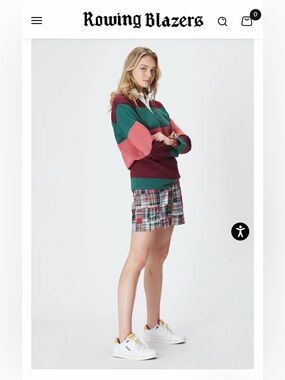 Rowing Blazers shorts Madras Patchwork